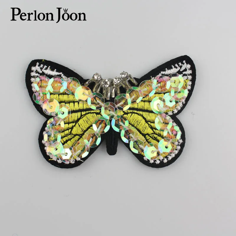 1 шт. ручная работа Сделай Сам Вышивка Стрекоза бабочка пчела патчи Стразы