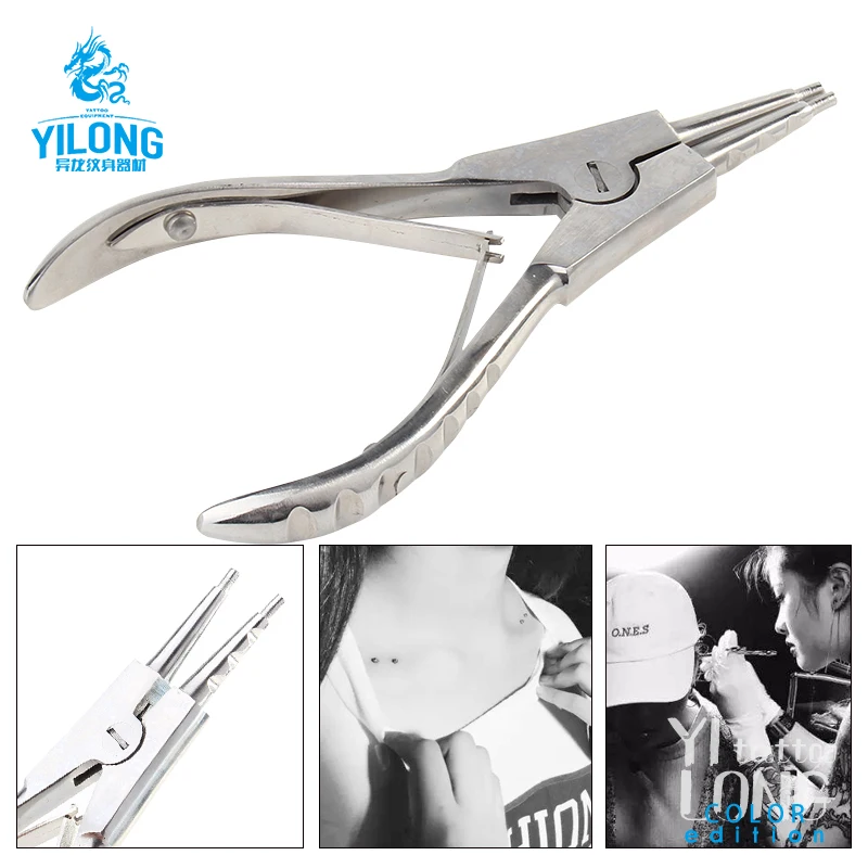 

Stainless Steel Dermal Anchor Holding Pliers Professional Piercing Tool Body Jewelry Opening Pliers Tools dermal disc forceps