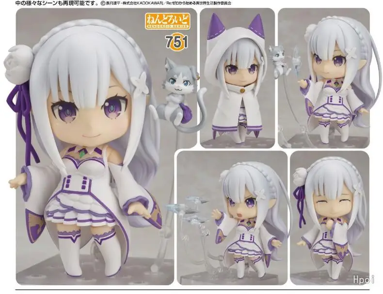 Экшн фигурка Re:Zero kara Hajimeru Isekai Seikatsu Emilia 751 # из ПВХ новая коллекция фигурок игрушек
