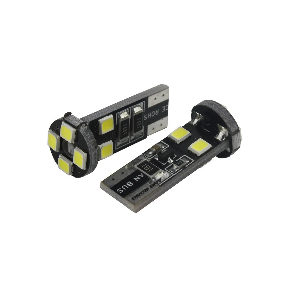 ANGRONG 2x T10 W5W 501 194 168 8 SMD светодиодный лампы внутреннего бокового светильник белый