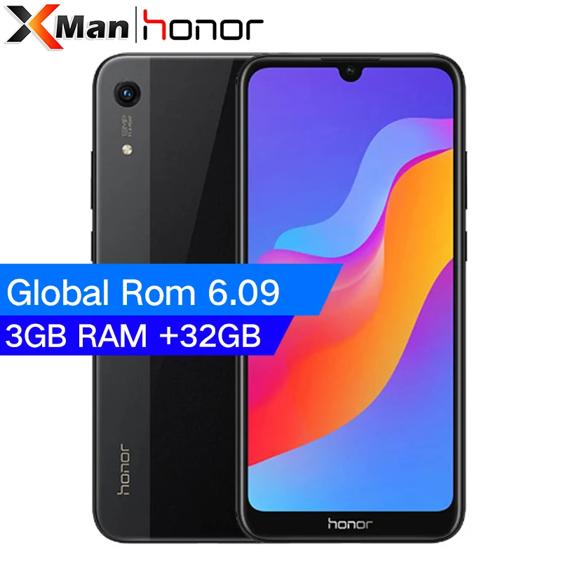 Глобальная оперативная память Honor 8A 3 ГБ ОЗУ 32 Гб ПЗУ 4G LTE смартфон 6 09 &quot3020 мАч MT6765