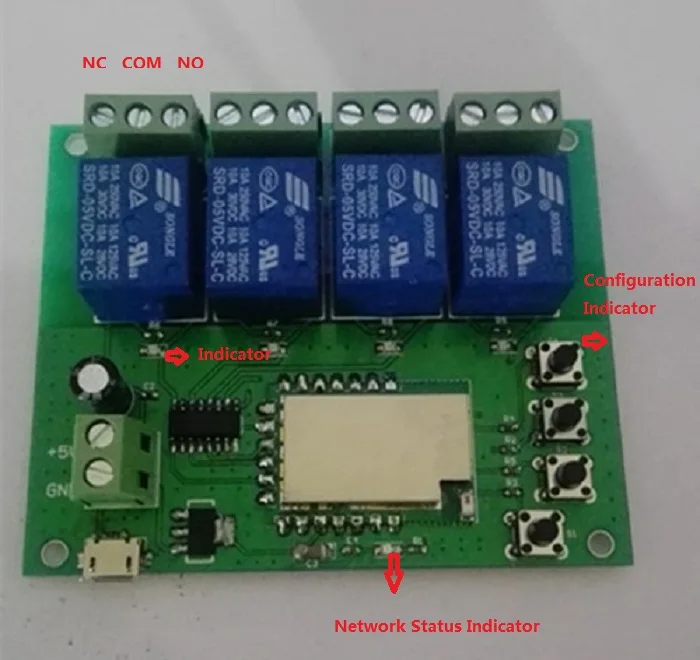 Последний AC 220V 4CH Jog самоблокирующийся Внутренний замок WIFI беспроводной пульт