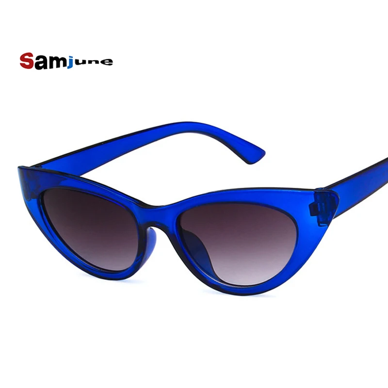Samjune новые модные солнцезащитные очки кошачий глаз женские брендовые