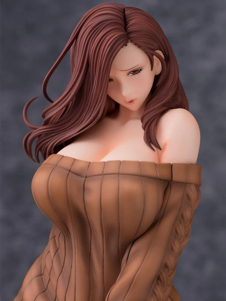 Аниме Daiki Kogyo Non Oda 28 см иллюстрация Shiho Kujo Brown Hair Ver экшн фигурка из ПВХ японское