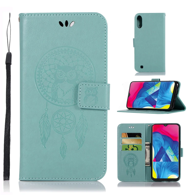 

For Cover Samsung Galaxy M10 Case Dreamcatcher Leather Wallet Flip Case for Samsung Galaxy M10 Cover For Galaxy M10 Phone Case