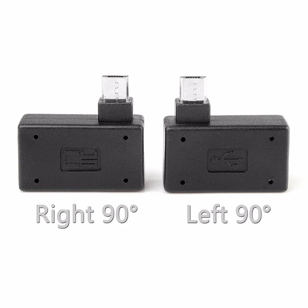Micro Adapter USB 2.0 Female to Male OTG Power Supply 2018 Port 90 Degree Left Right Angled Adapters | Компьютеры и офис
