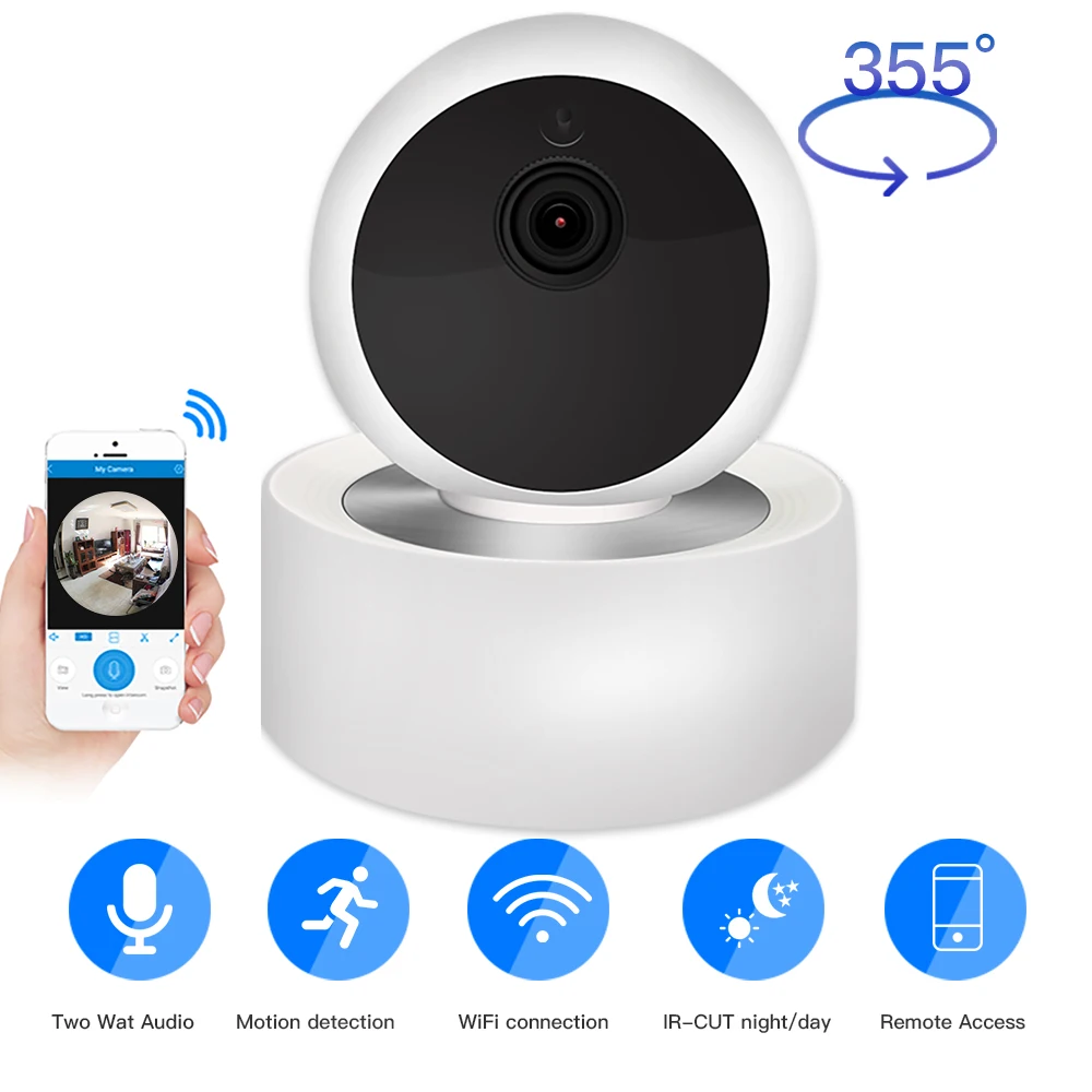 Беспроводная IP-камера видеонаблюдения SDETER 2 МП 1080P Wi-Fi | Безопасность и защита