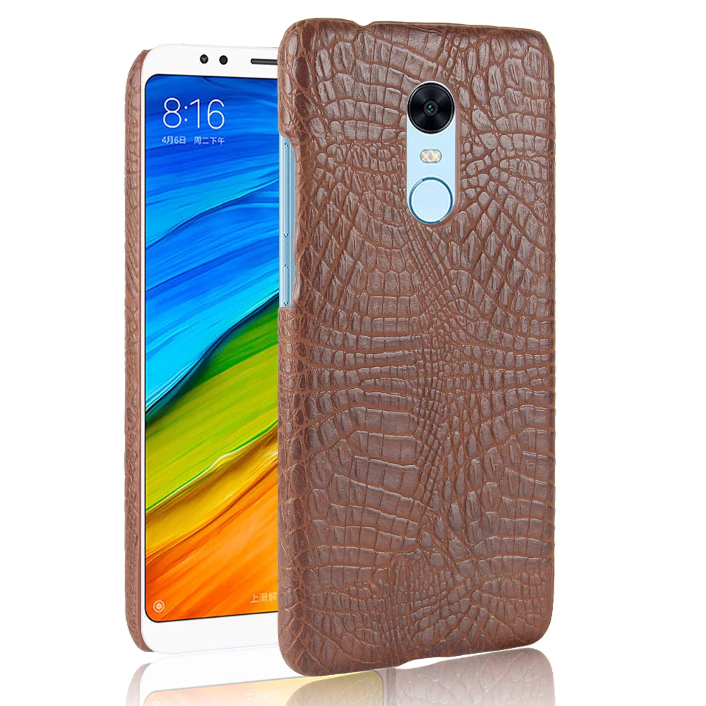 Для Xiaomi Redmi 5 чехол Крокодил шаблон Искусственная кожа телефона для redmi5