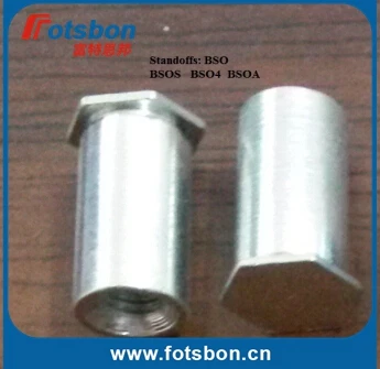 

BSO-440-28 Blind Hole Standoffs, carbon steel, zinc, in stock, PEM standard ,made in china