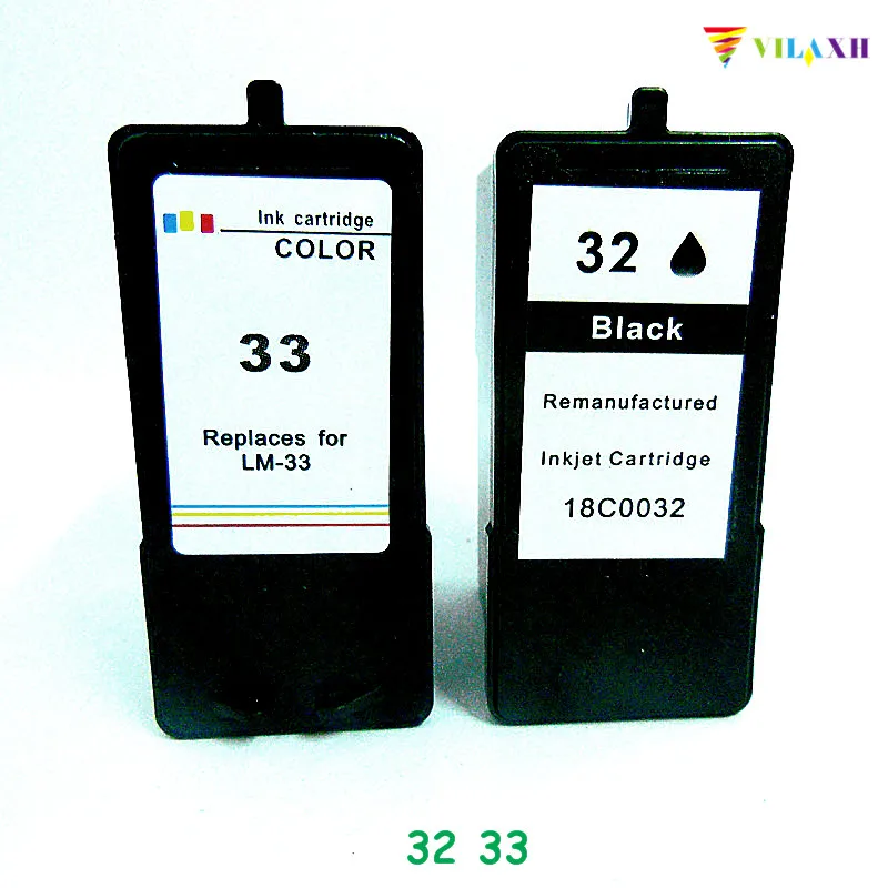 Vilaxh для Lexmark 32 33 чернильный картридж Z800 Z805 Z810 Z812 X5410 X5450 X5470 X7300 X7350 X8310 X8350