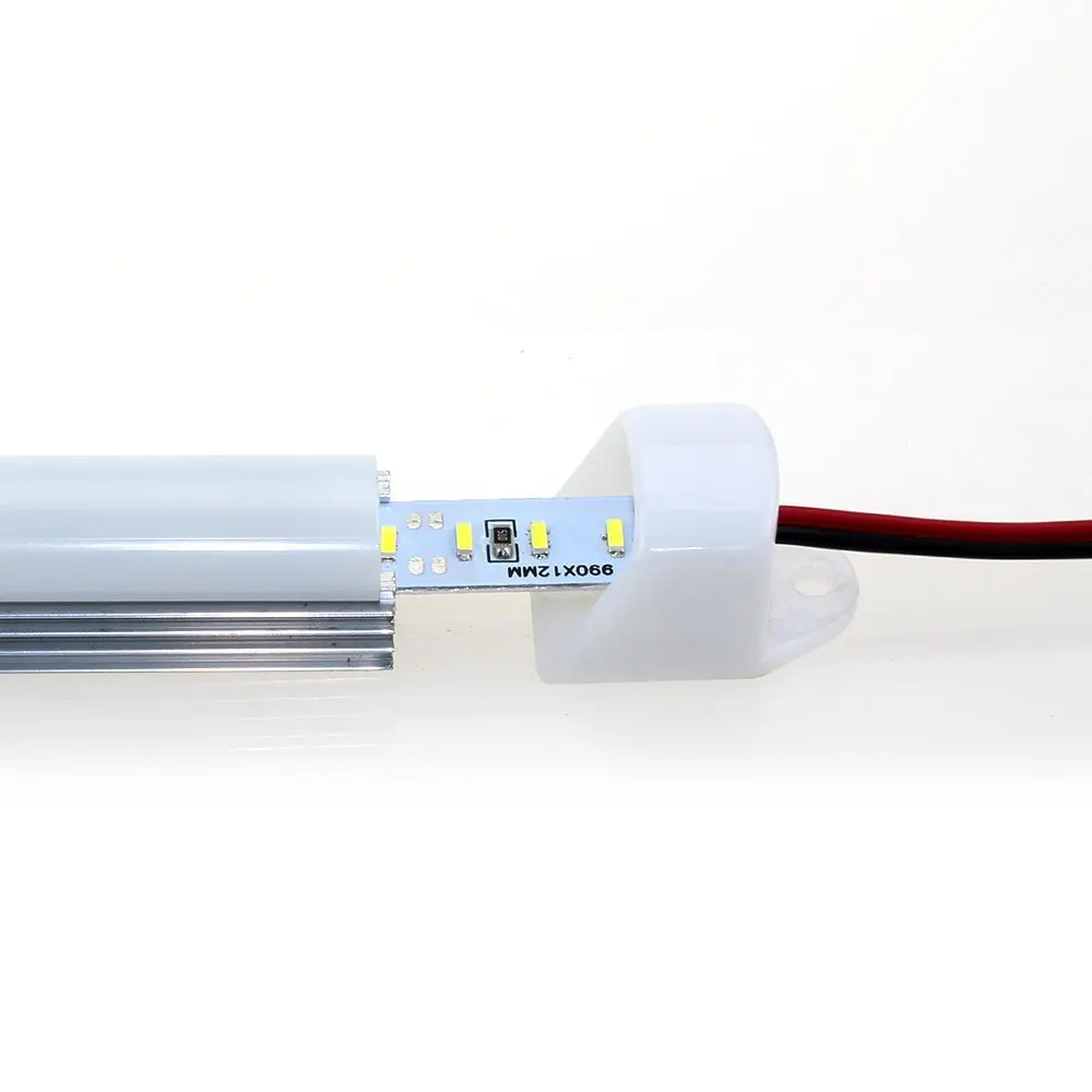 U groove алюминиевый профиль SMD 4014 LED Жесткая жесткая полоса 50 см 72 светодиода 100 144 12 В