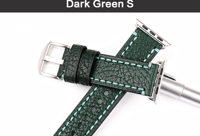 MAIKES кожаные ремешки для часов Apple Watch Band Series 44 мм 40 мм аксессуары для часов Ремешок для часов аpple 42 мм 38 мм iWatch 4 3 2 1