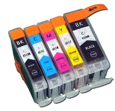 5x PGI 450 CLI 451 PGI450 CLI451 совместимый чернильный картридж для canon PIXMA IP7240 MG5440 MG5540 MG6440 MG6640
