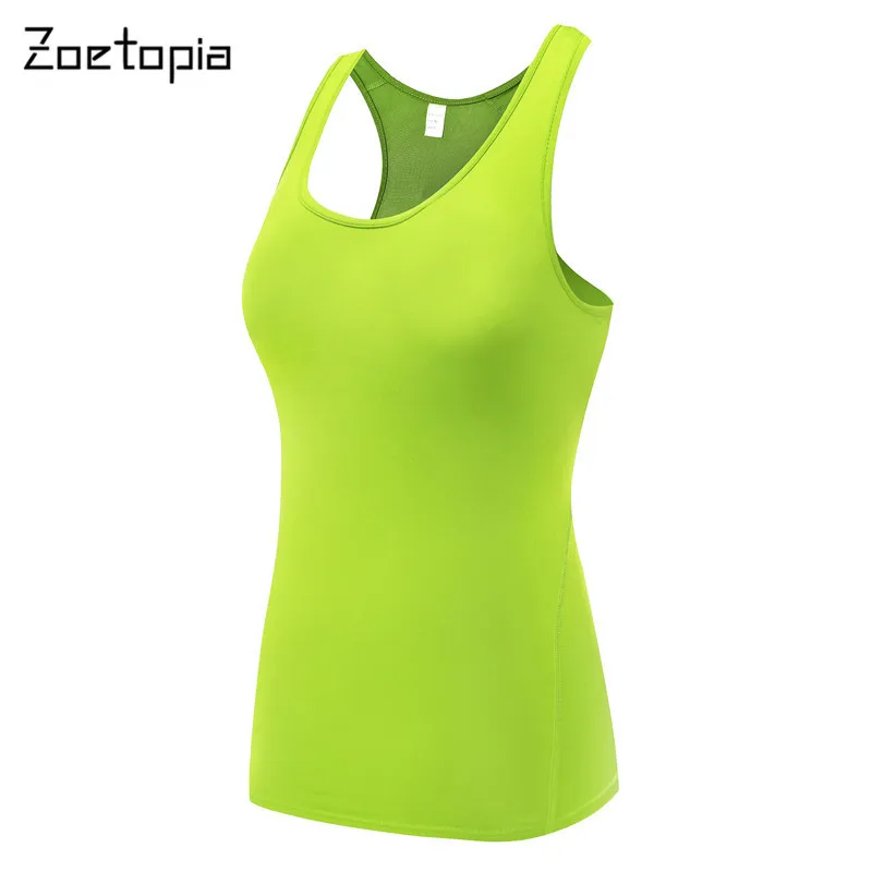 Green Женский спортивный жилет Professional Quick-drying fitness Tank Top Активные тренировки Yoga одежда футболка для тренировок и бега жилет - Цвет: Green