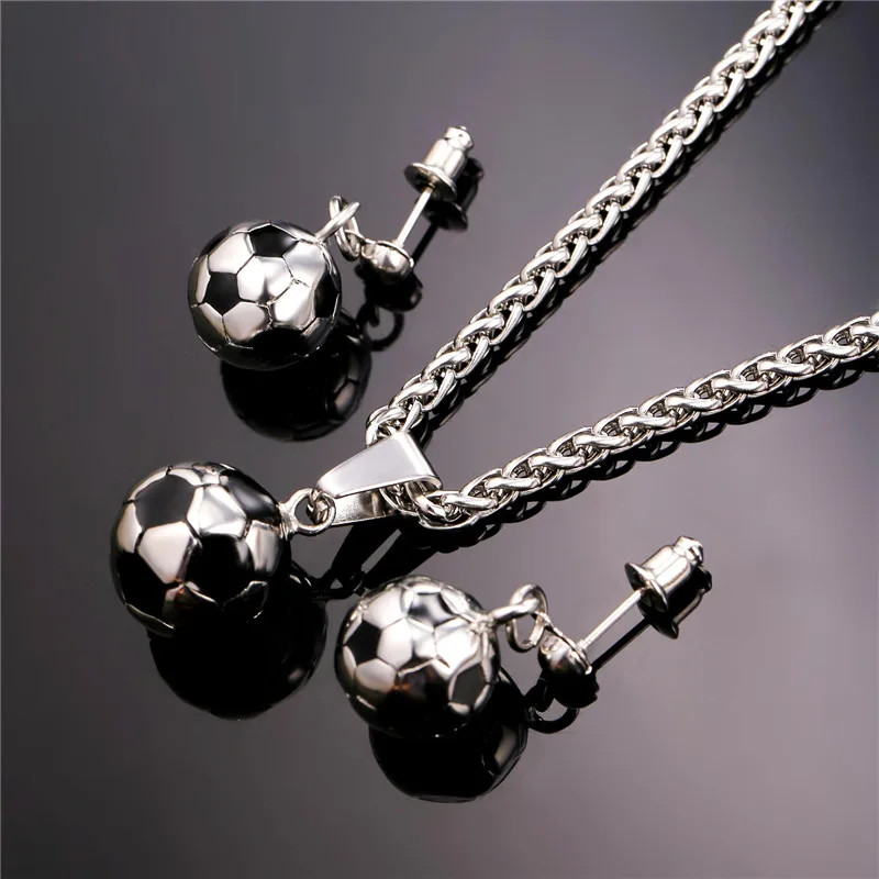 Ожерелье и серьги подвески из нержавеющей стали|jewelry sets for women|necklace earring setjewelry |