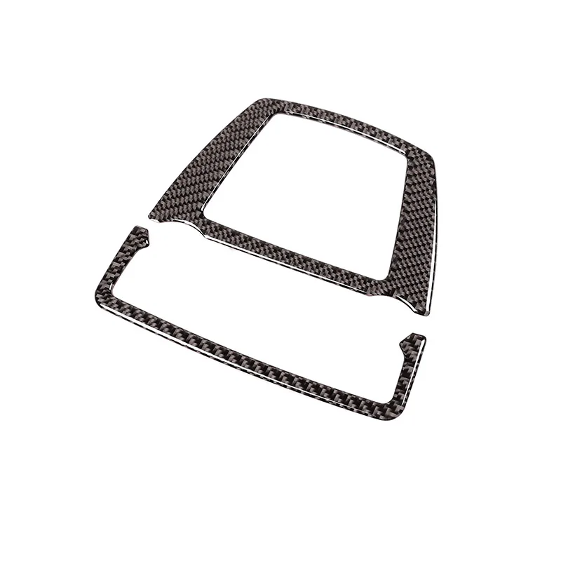 

2pcs Real Carbon Fiber Car Front Row Reading Lamp Frame Stickers Trim For BMW 5 Series F10 F18 520 525 2011-2017 Car Accessories