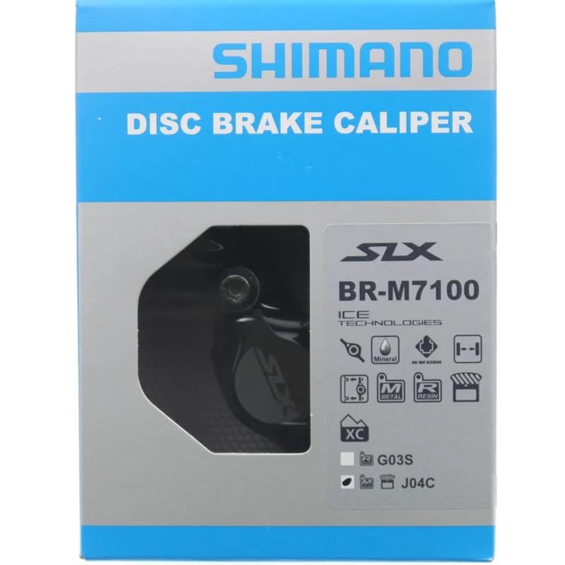 Shimano горный велосипед SLX M7100 тормозной суппорт BR с G03S J04C колодки Гидравлический