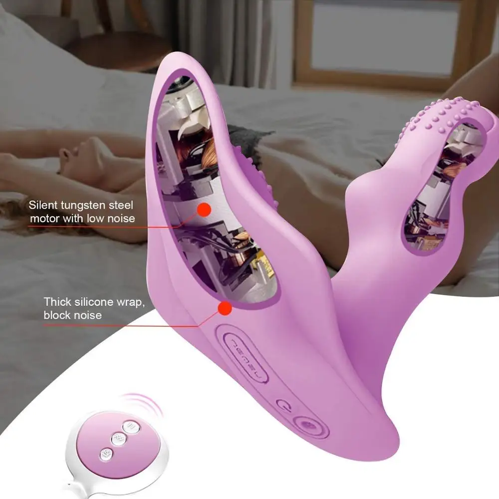 Стимулятор клитора бабочка вибратор G Spot вибрационный массажер интимные игрушки