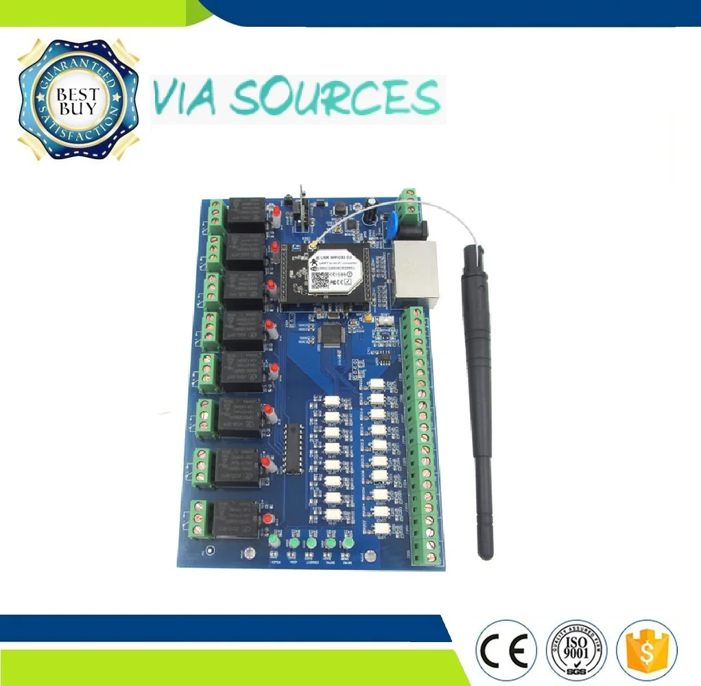 IO88 домашняя Автоматизация промышленная машина ПК/Android/IOS управление wifi 8 каналов