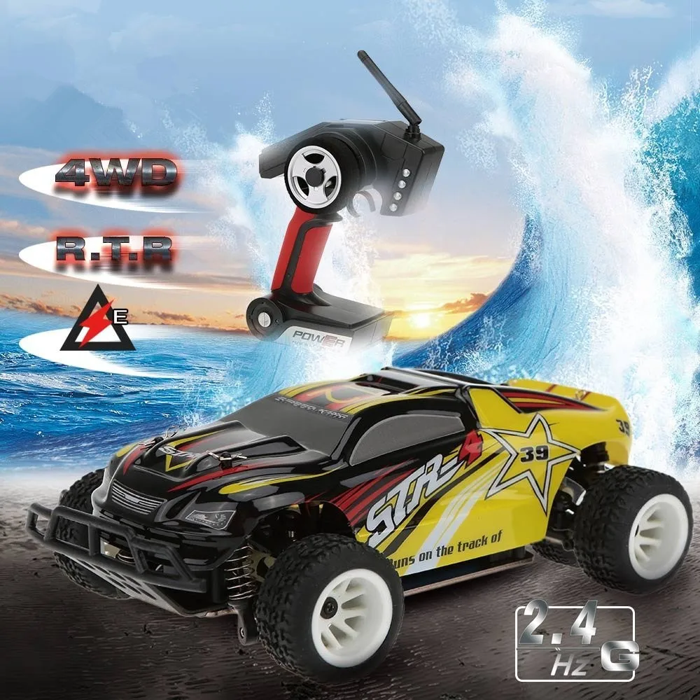 Гоночный автомобиль A222 1/24 2 4G 4WD Brushed RC высокоскоростные гоночные автомобили с