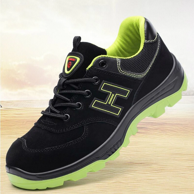 Новое поступление Мужская Повседневная дышащая стальная защитная обувь