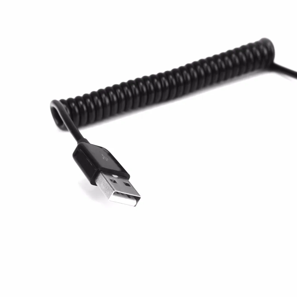 Пружинный раздвижной кабель usb 2 0 Удлинительный для передачи данных от AM до AF male female 3 фута расширенных