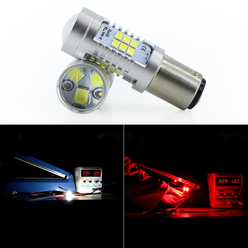 SAARMAT 2 * Led 1157 P21/5W BAY15D лампа для автомобиля стоп-сигнал стояночный мотоцикл авто