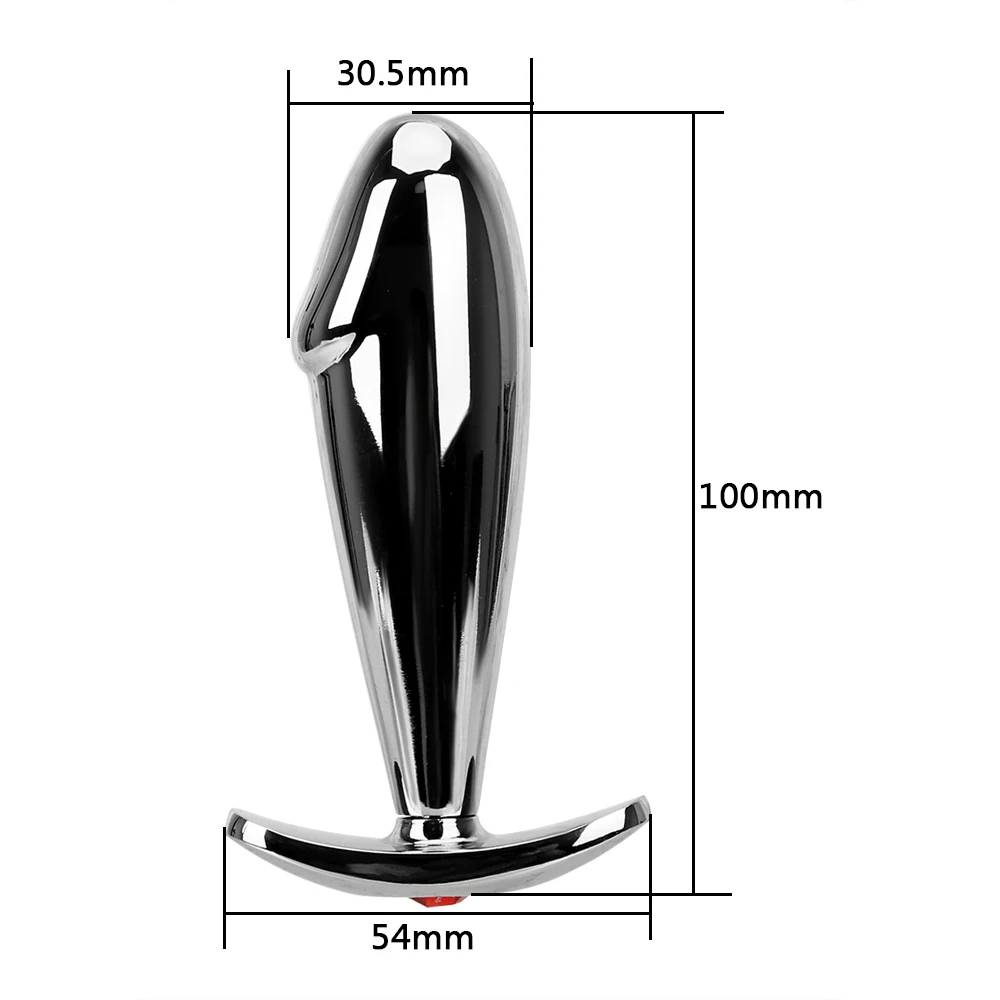 IKOKY Metal Anal Plug Adult Erotic Toys Massage Butt Dildo Sex For Women Female Masturbation | Красота и здоровье