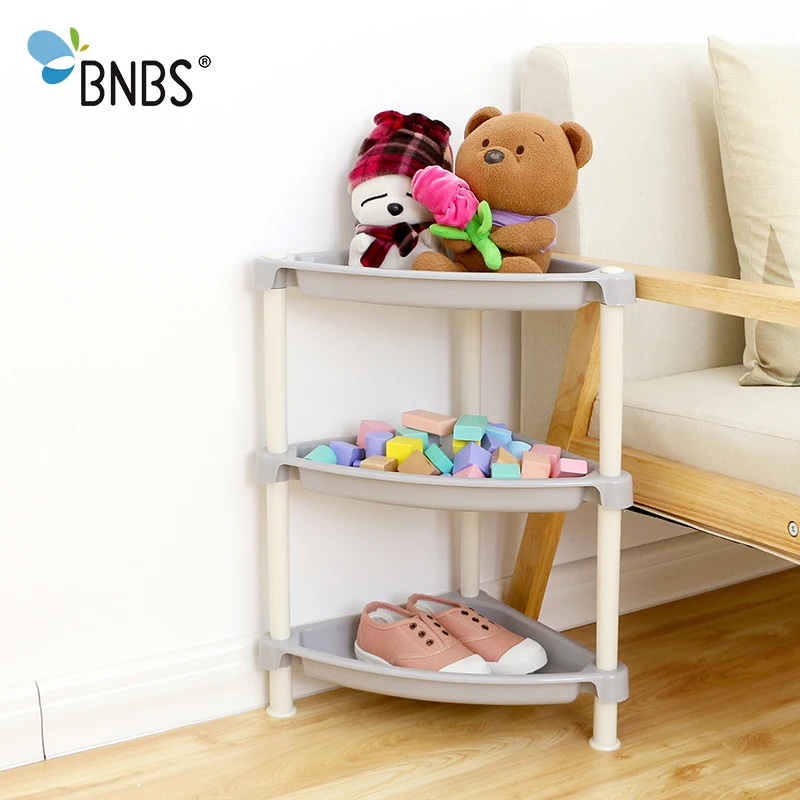 BNBS 3-слойный кухонный Настольный пластиковый стеллаж для хранения дома гостиной