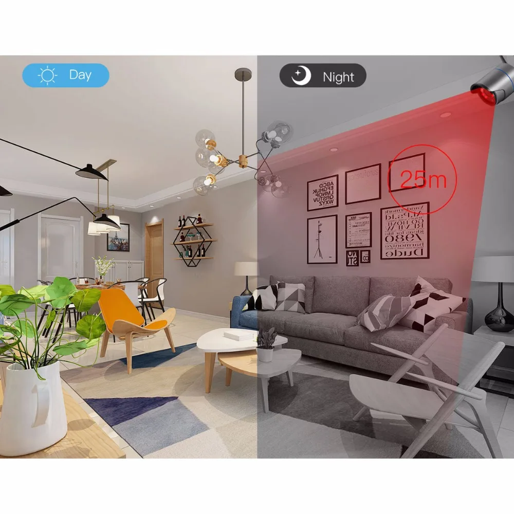 AZISHN Yoosee 720P 960P 1080P HD WiFi беспроводная камера безопасности уличная