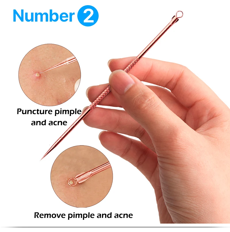 4 шт. иглы для удаления чёрных точек на лице|acne needle|blackhead extractorextractor comedon |