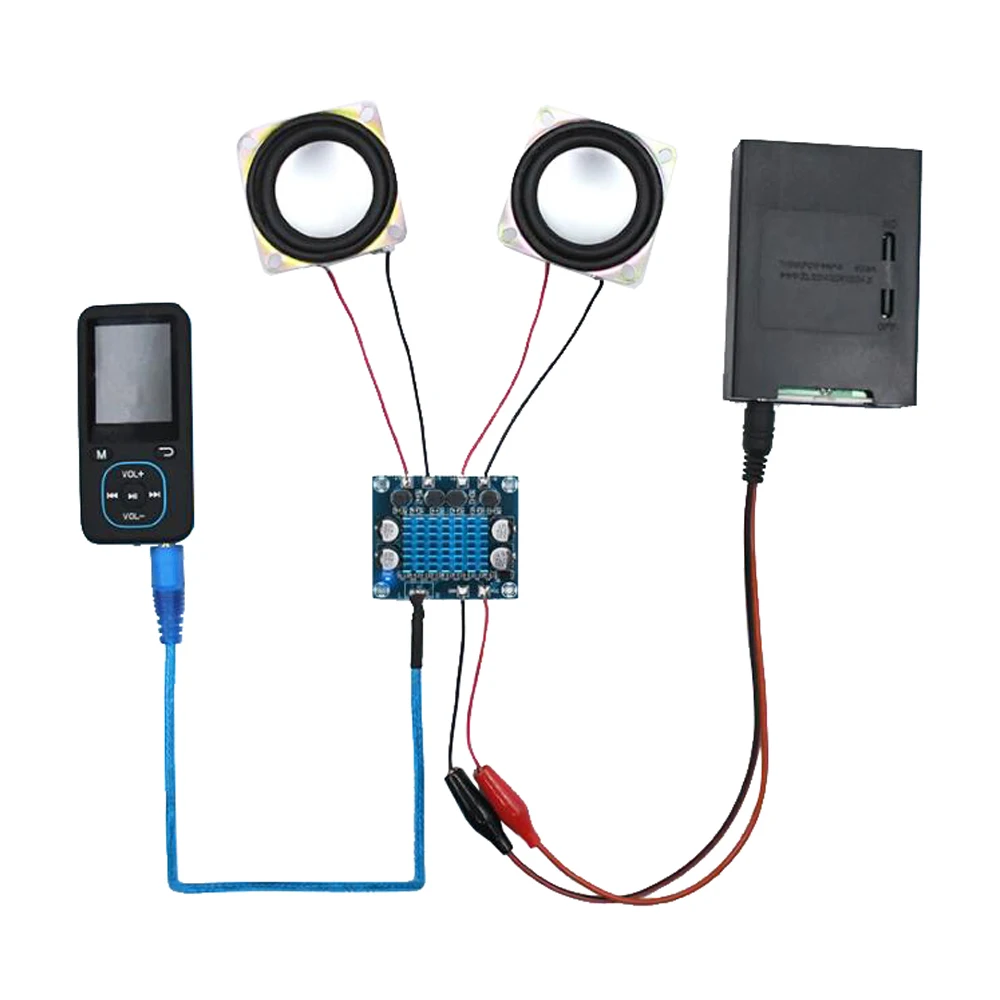 Tenghong 30 Вт * 2 HD цифровой усилитель мощности плата класса D двухканальный Mp3 модуль