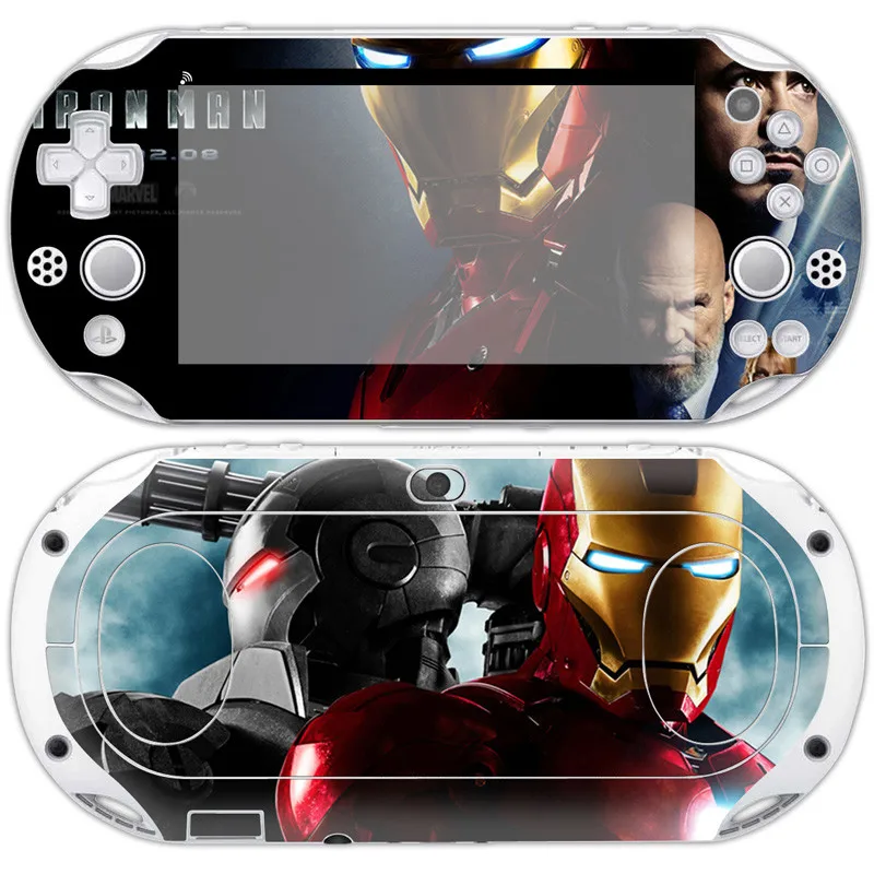 Виниловая наклейка для Sony PlayStation PSvita 2000 Железный человек Тони Старк Мстители