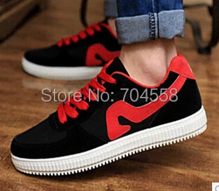 New 2014 autumn canvas shoes size (39-44)4color breathable men sneakers fashion Sports korean flats free shipping | Обувь