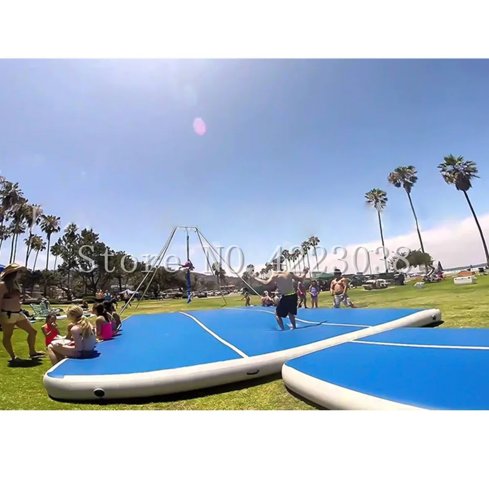 Скидка 8*2*0,2 м гимнастический Акробатический коврик воздушный пол для домашнего использования, пляж, парк и вода (толщина 8 дюймов)