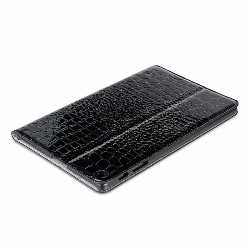 black Фолио чехол для Samsung Galaxy Tab SM-T510 SM-T515 T510 T515 smart case для Tab 10,1 '' Tablet case принципиально - Цвет: black