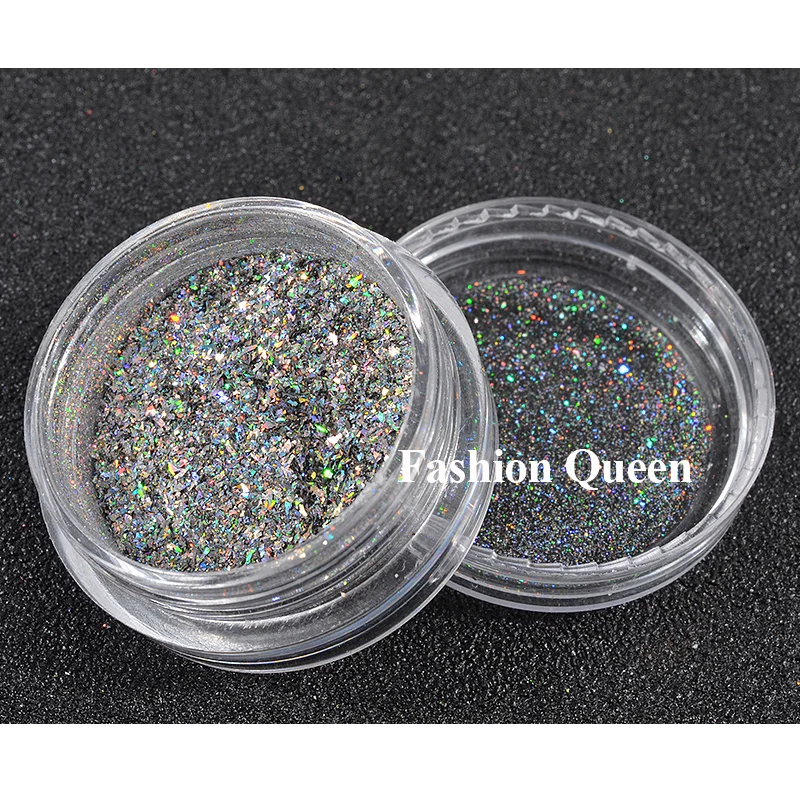 0.2g/box Galaxy Holo Nail Flakes Bling Rainbow Laser Art Sequins Holographic Glitter Powder Paillettes | Красота и здоровье