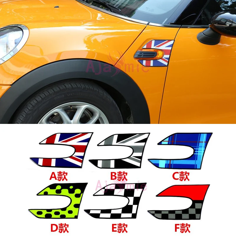 

Чехол для боковой лампы BMW Mini Cooper F56 F55, резиновая 3D наклейка на автомобиль, защита от царапин, аксессуары для автостайлинга