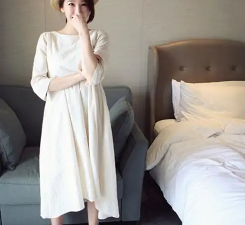 Платья для беременных Одежда одежда с коротким рукавом и v-образным вырезом 2