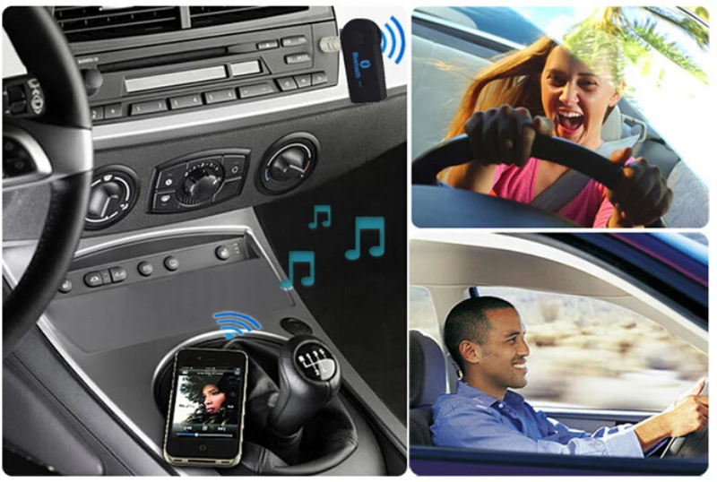 3,5 мм разъем Bluetooth AUX аудио музыкальный приемник автомобильный комплект беспроводной динамик наушники адаптер Hands Free для Xiaomi iPhone