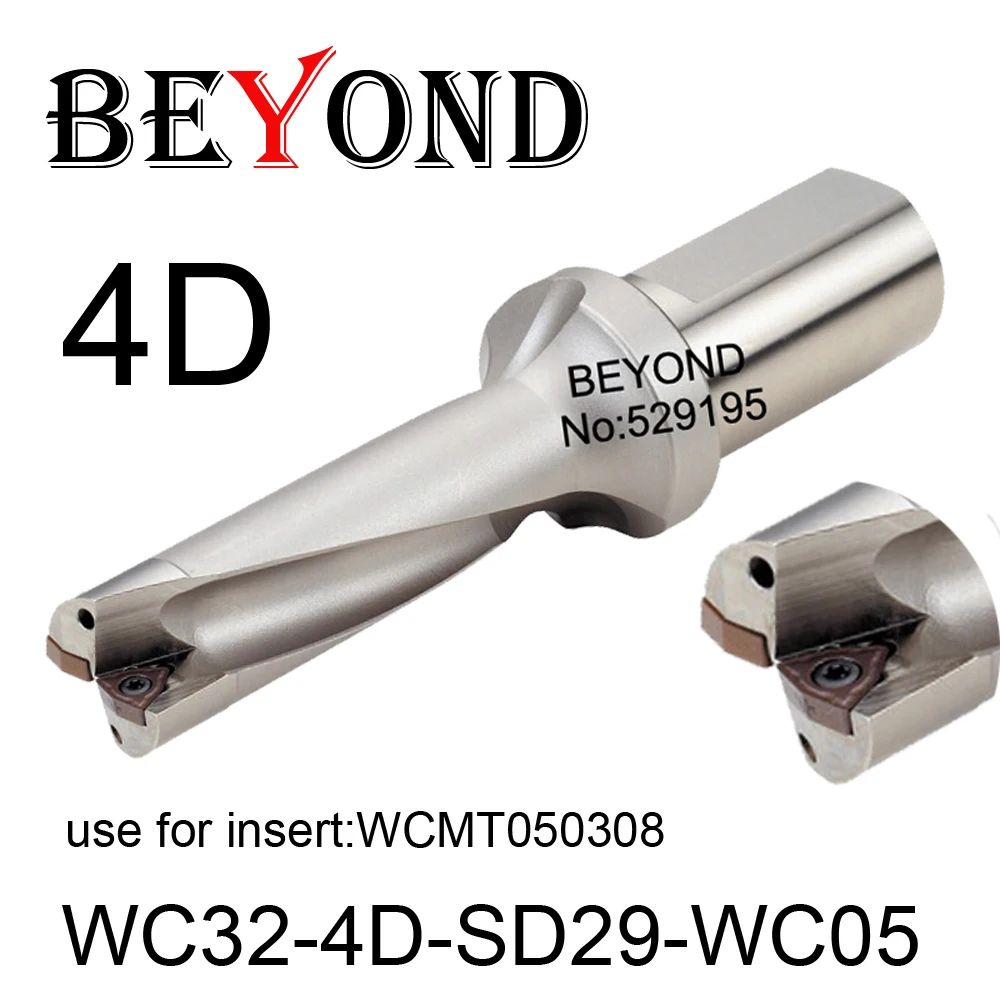 BEYOND WC 29 мм 5 WC32-4D-SD29-WC05 WC32-4D-SD29.5-WC05 U Твердосплавные пластины для сверления WCMT 050308