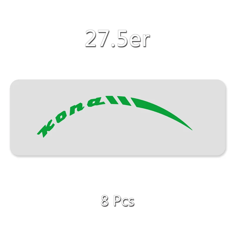 27.5er Fluo Green KONA два колеса наклейки на обод/наклейки клей для горного велосипеда MTB - Цвет: 27.5er Fluo Green