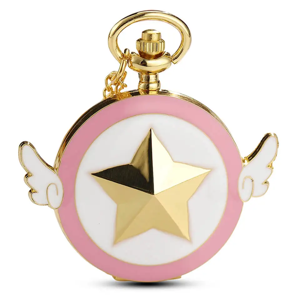 Карманные часы Cardcaptor Sakura кварцевые карманные с подвеской в стиле аниме