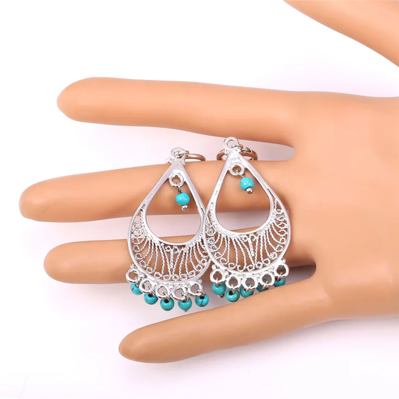 Винтажные серьги турецкие ювелирные изделия кисточки этнический модный стиль