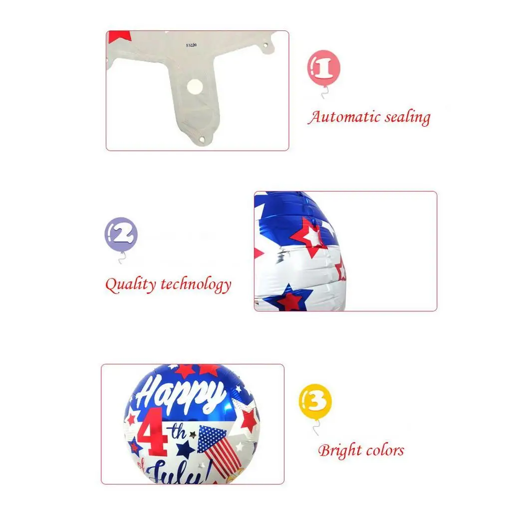 Американский День Независимости украшения шар Многоцветный вечерние