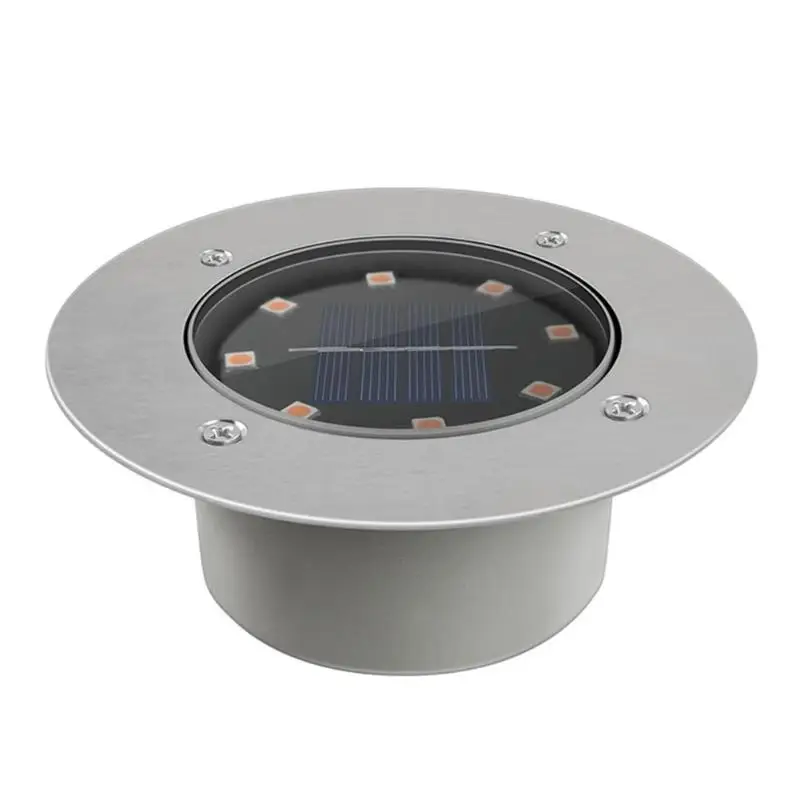 8LED подземный солнечный светильник, водонепроницаемый уличный садовый тропинка, лампа для улицы, садовая дорожка, садовый светильник