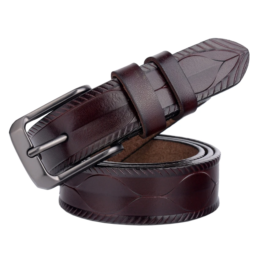 Женский ремень из натуральной воловьей кожи Роскошный дизайнерский на