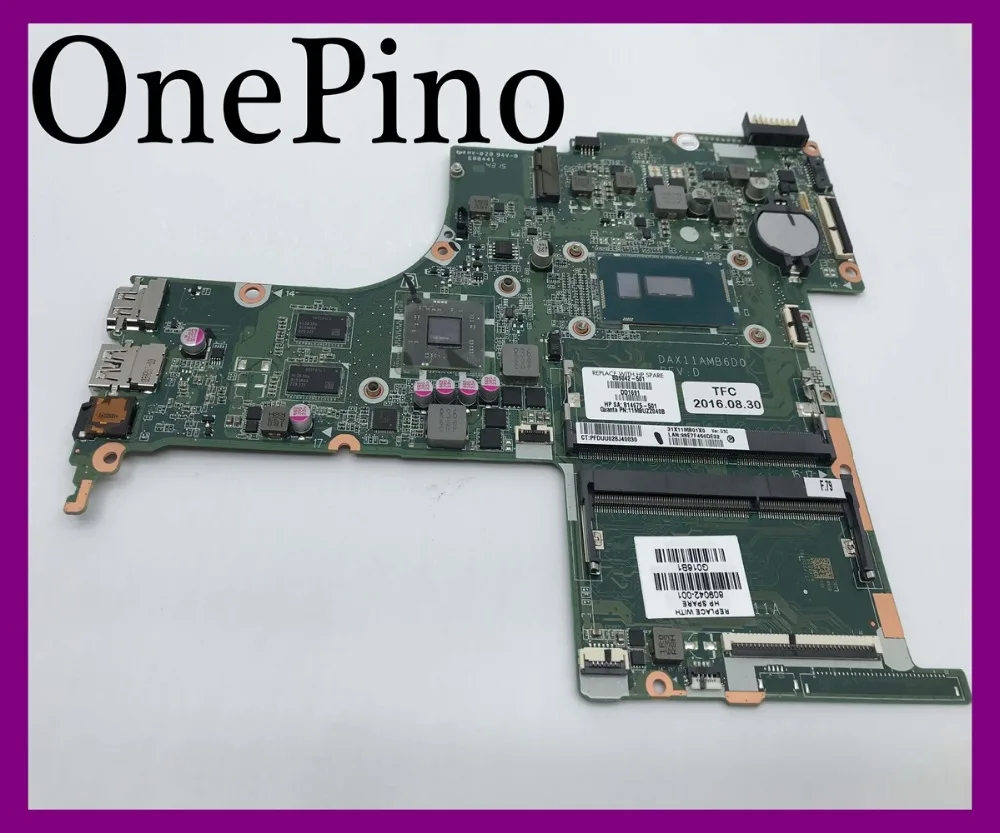 809042 501 601 001 для HP PAVILION 15 AB материнская плата DAX11AMB6D0 W/I3 5010U CPU 216 0864018|Материнские