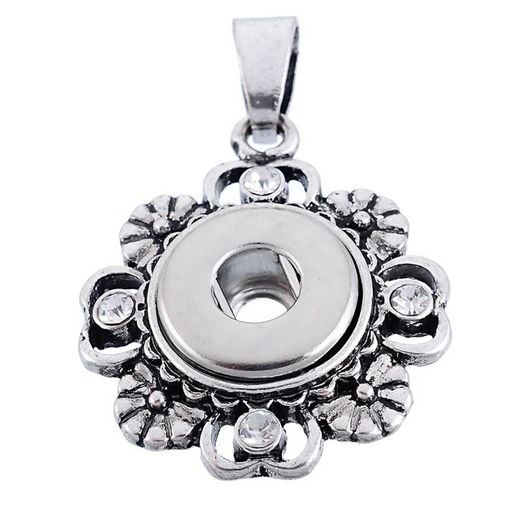 Горячие узор кнопки Подвески Ожерелья подходит для 12 мм &quotсделай сам&quot фитинги