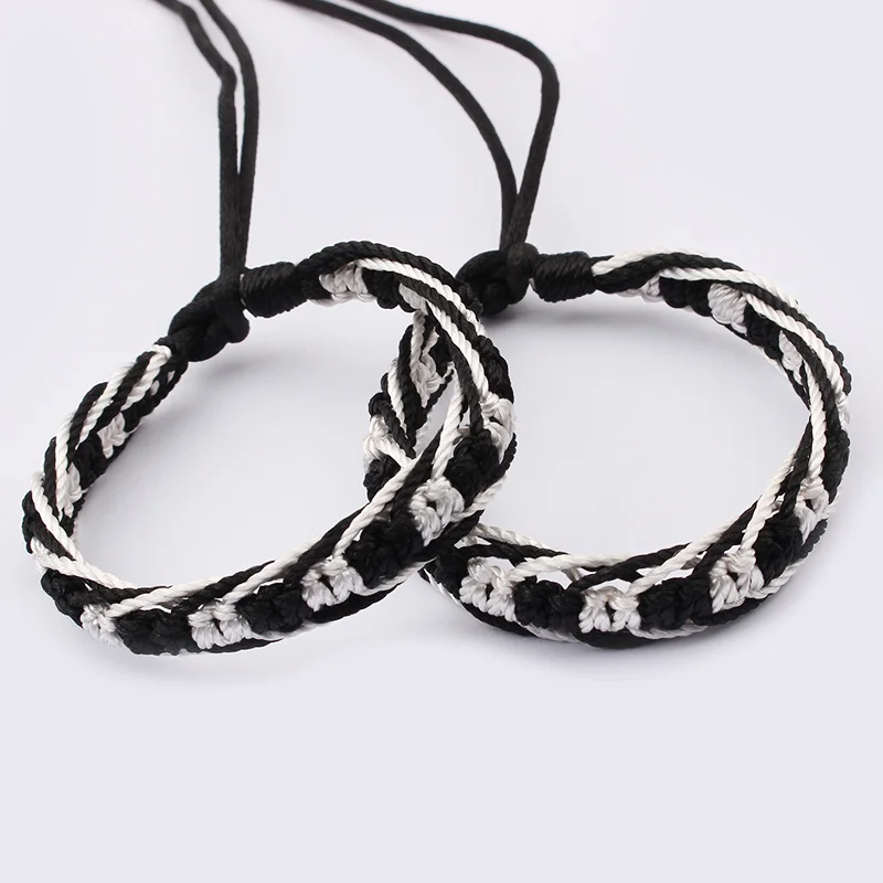 style2 12 шт./лот модные плетеные браслет дружбы браслет из полушелковой ткани регги, Ямайка Surfer Boho Браслеты подарок для Для мужчин Для женщин - Окраска металла: style2